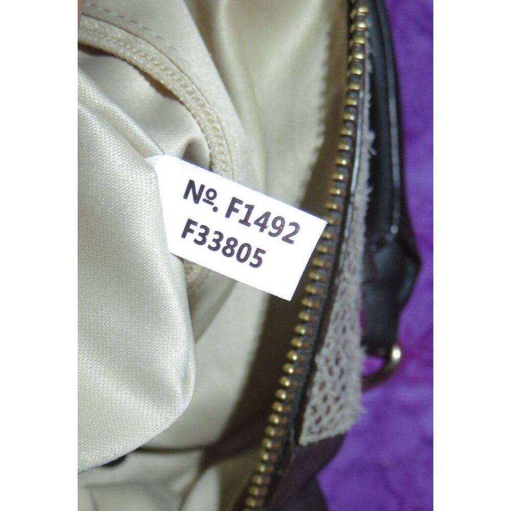 Coach 2014 Colette Brown Gray Exotic Python Graph… - image 7